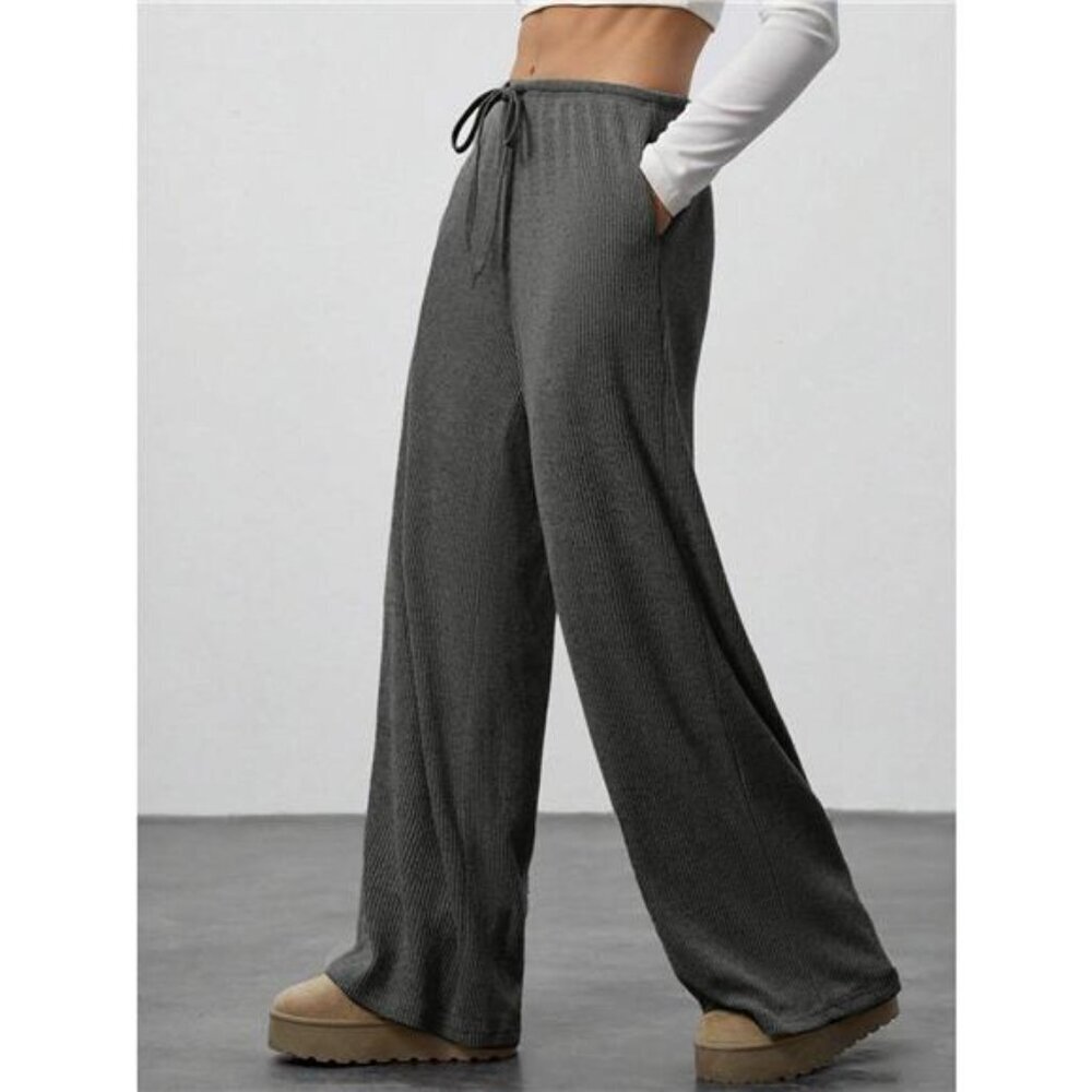 Relaxed Fit Wide Leg Pants - Picture 11 of 16